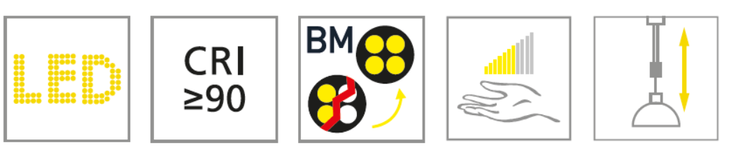 B+M Pendelleuchte ANIS 53558