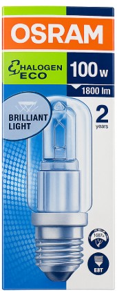 OSRAM 64401 Halolux Ceram Halogenlampe B15d 100W 230V klar