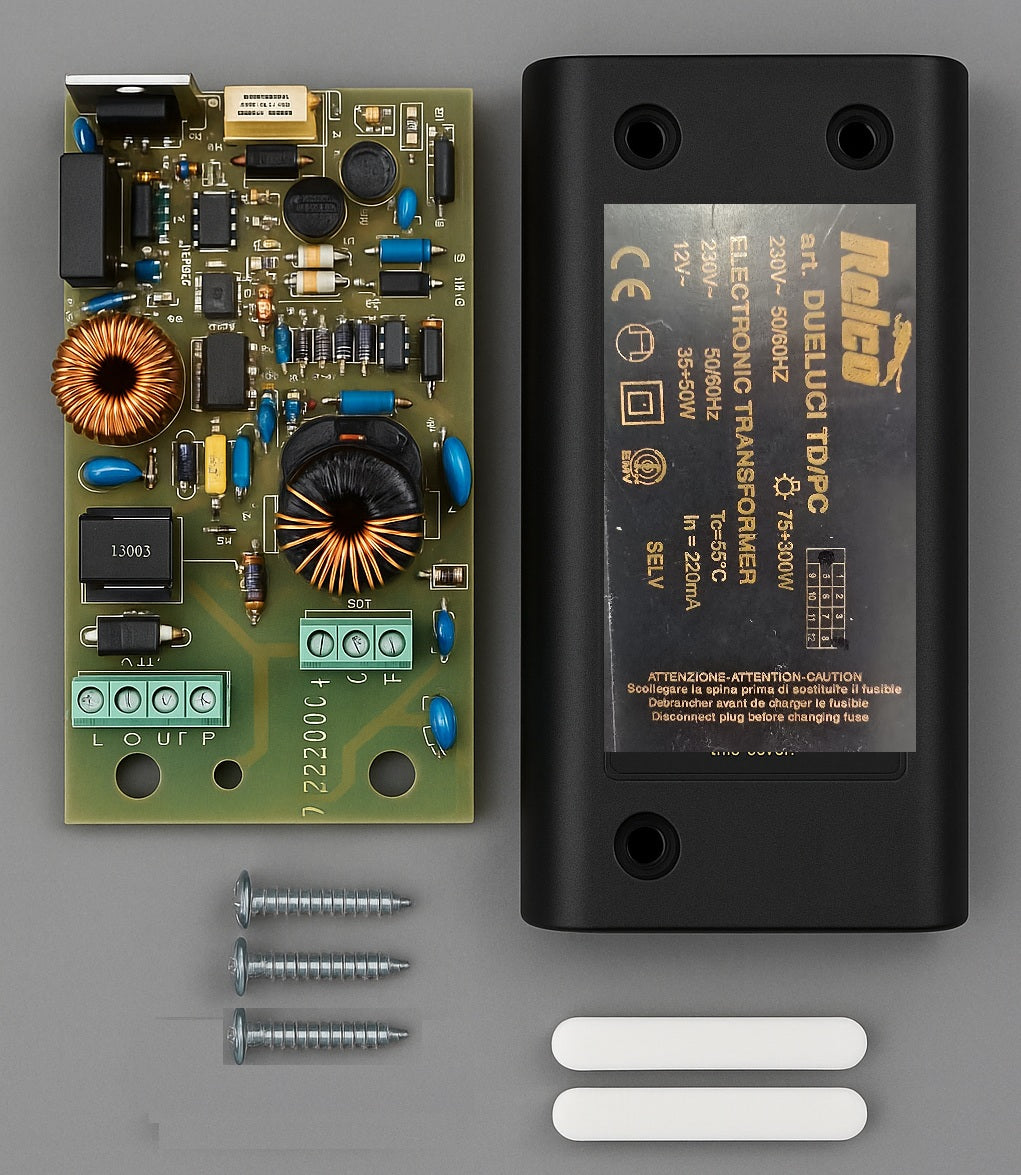 Relco DUELUCI TD/PC – Elektronisches Vorschaltgerät für Tastersteuerung