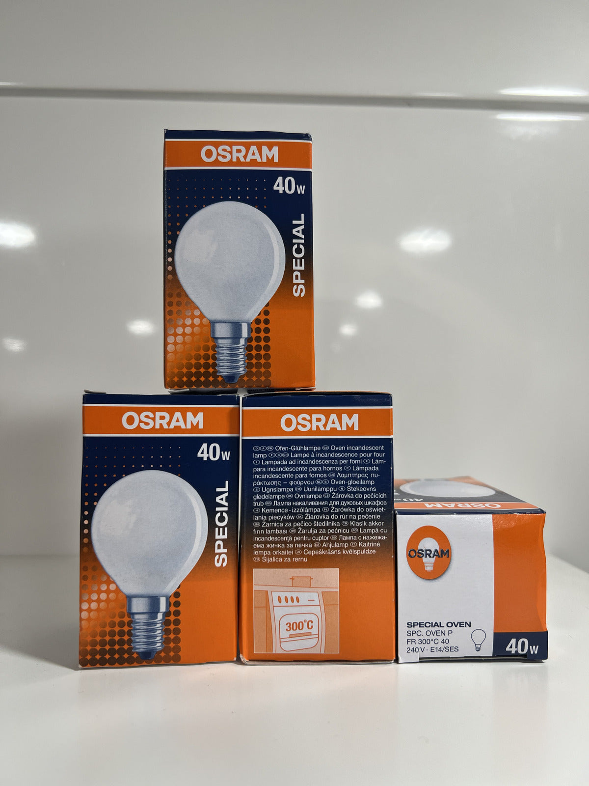 E14 40W OSRAM Backofen-Tropfenlampe /SPC.P OVEN FR 230 V/ E14