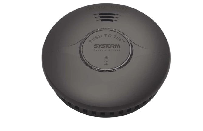 SYSTORM VdS Q-Rauchmelder mit 10-Jahres-Batterie – Weiß